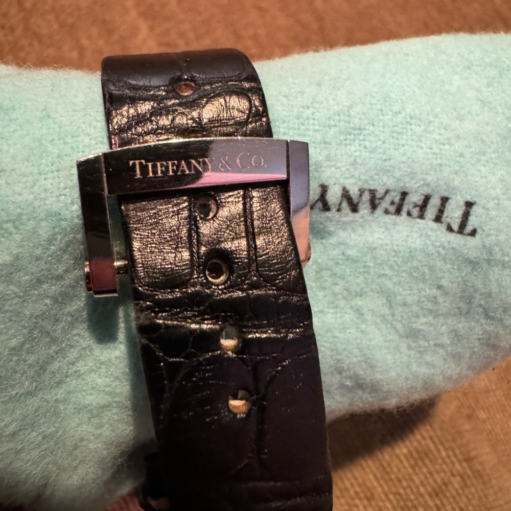 Tiffany & Co Atlas watch 18k white gold with diamonds - Picture 6 of 16